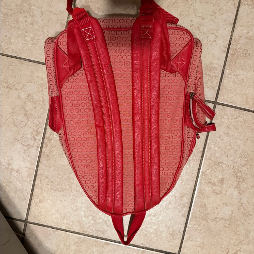 COOGI Red Patterned Backpack - Picture 3 of 3